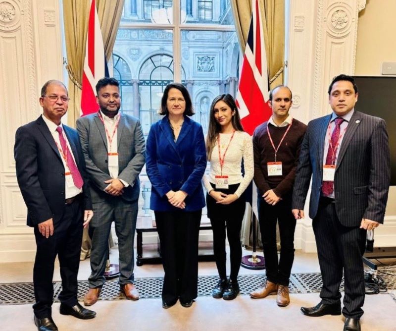 বাংলাদেশে হিন্দুদের সুরক্ষা: ব্রিটিশ হিন্দু প্রতিনিধিদলের সাথে সাক্ষাৎ যুক্তরাজ্যের মন্ত্রীর